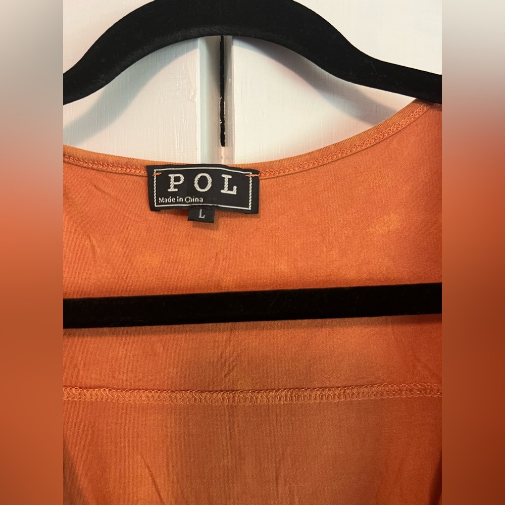 POL Orange Sleeveless Top/Duster/Cover Up NWOT - Picture 2 of 2